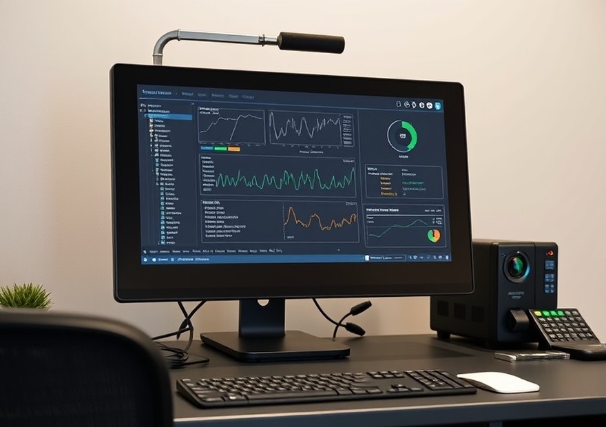 Development team working on terminal software