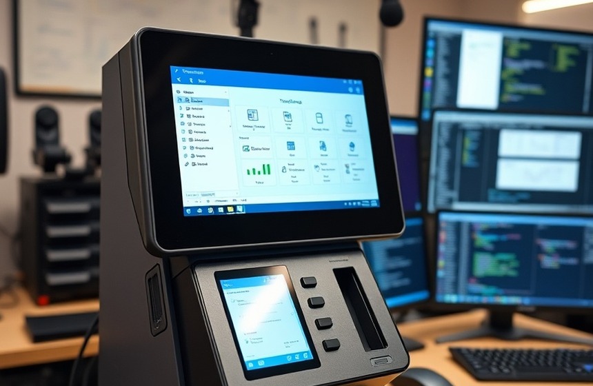 Self-service interface running normally
